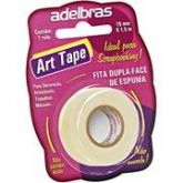 Fita adesiva dupla face espuma 19mmx1.5m art tape Adelbras B
