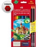 Lápis de Cor 12 cores +kit escolar 120112+2 Faber Castell PT