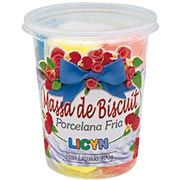 Massa de Biscuit ou porcelana fria 400gr mista Licyn PO 1 UN