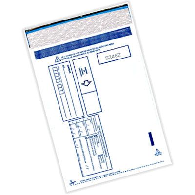 Envelope plástico de segurança 200x265 rev.Polibolha World P