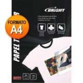 Papel transfer ink-jet p/tecidos claros (A4) Bright PT 10 UN