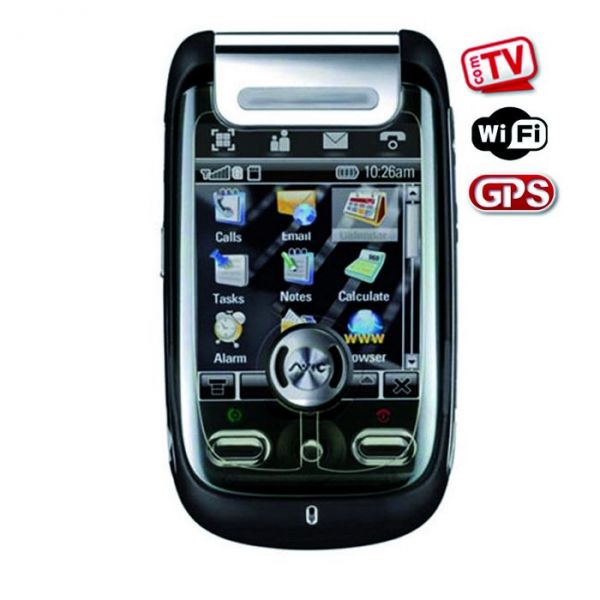 Celular MP17 Mini A1900 com 2 Chips, Wi-Fi, GPS e TV - Preto