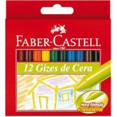 Giz de cera 12 cores HT 141012/141015 Faber Castell PT 1 UN