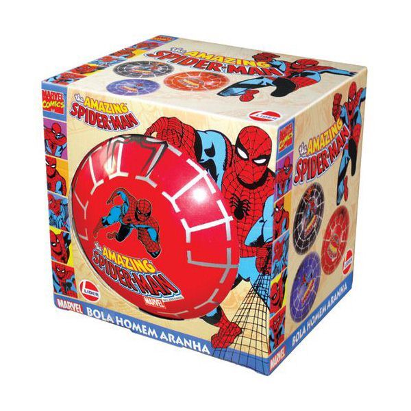 Bola em Vinil Homem Aranha - Preto