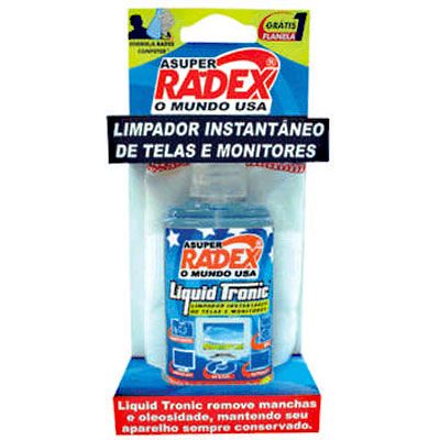 Spray p/limpeza asuper radex liquid tronic 60ml Tonbras BT 1