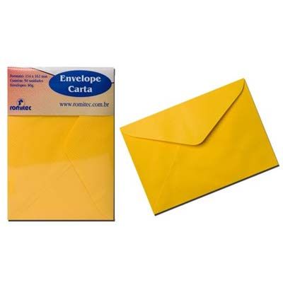 Envelope comercial 114x162 s/rpc 80g gema Romitec CX 50 UN