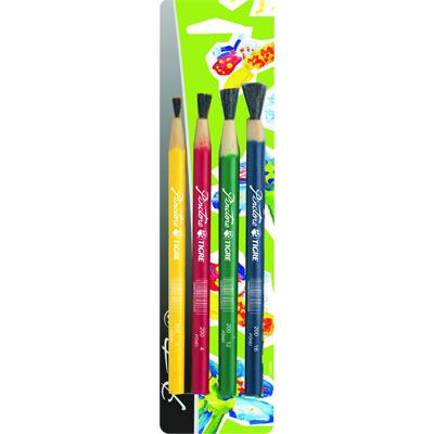 Pincel escolar kit c/4 pincéis 6201 Tigre BT 1 KT