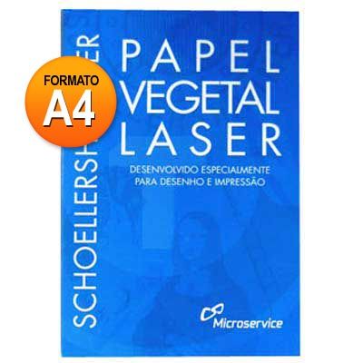 Papel vegetal 90/95g 210x297mm schoeller Microservice CX 100