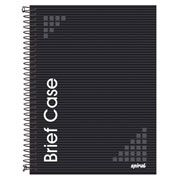 Caderno univ.capa dura 1x1 96 fls pt.Brief Case 91857 Spiral