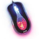 Mouse óptico usb preto c/neon az e vm M230U Jetline BT 1 UN