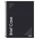 Caderno univ.capa dura 1x1 96 fls pt.Brief Case 91857 Spiral